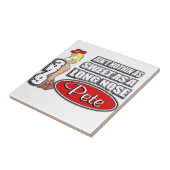 Long Nose Pete Tegeltje (Zijkant)