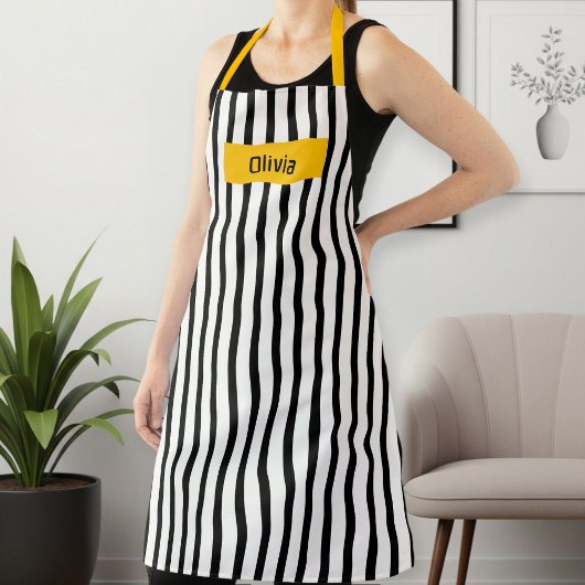 Long Patterned Apron for Women & Men – Durable  Schort