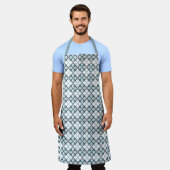 Long Patterned Apron for Women & Men Schort (Gedragen)