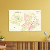 Long Pond en Cranston Street Baptist Church Canvas Afdruk (Insitu (Woonkamer))