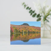 Long Pond in de herfst, Westmore, Vermont Briefkaart (Staand voorkant)