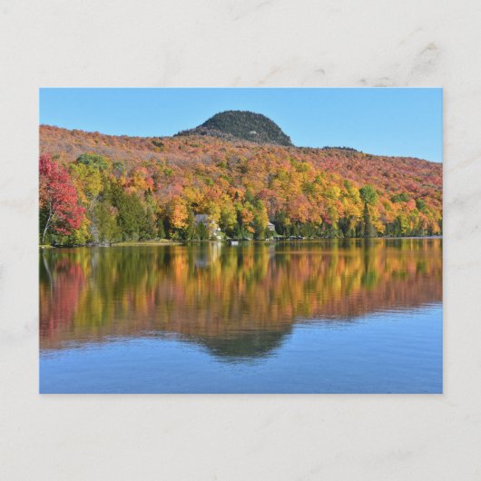 Long Pond in de herfst, Westmore, Vermont Briefkaart (Voorkant)