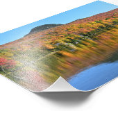 Long Pond in de herfst, Westmore, Vermont Foto Afdruk (Hoek)