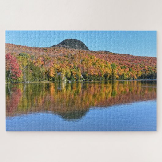 Long Pond in de herfst, Westmore, Vermont Legpuzzel (Horizontaal)