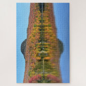 Long Pond in de herfst, Westmore, Vermont Legpuzzel (Verticaal)