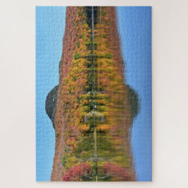 Long Pond in de herfst, Westmore, Vermont Legpuzzel