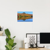 Long Pond in de herfst, Westmore, Vermont Poster (Thuiskantoor)