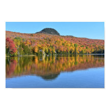 Long Pond in de herfst, Westmore, Vermont