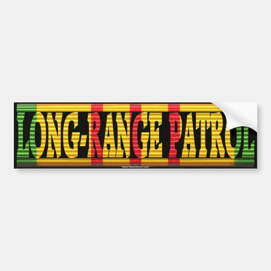 Long Range Patrol Vietnam Service Medal Sticker (Voorkant)