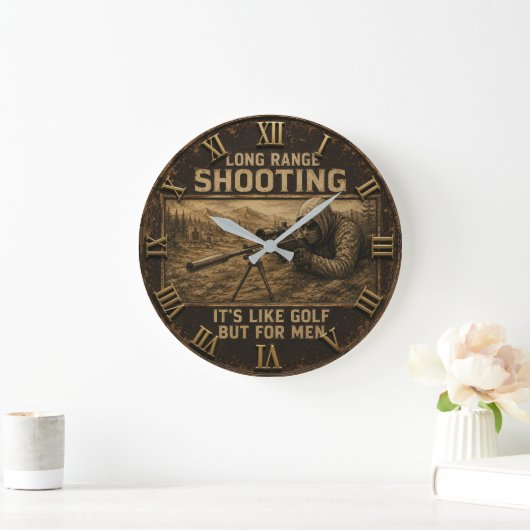 Long Range Shooting Precision Marksman Rustic Grote Klok (Huis)