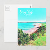 Long Reef Sydney Northern Beaches retro Briefkaart (Voorkant / Achterkant)
