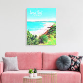 Long Reef Sydney-strand Noordelijke stranden reize Canvas Afdruk (Insitu (Woonkamer))
