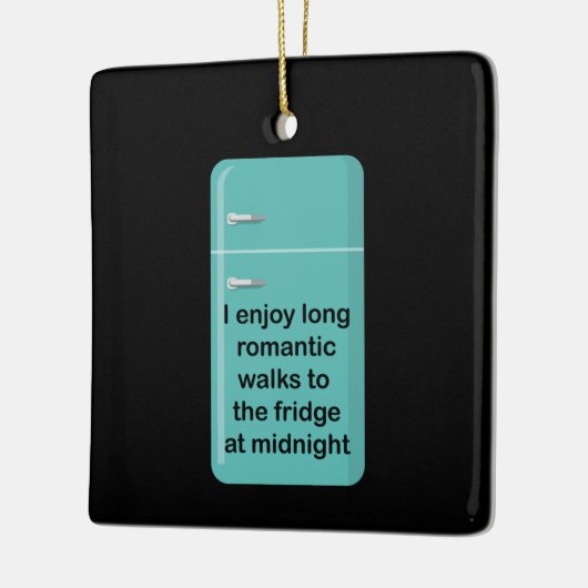 Long Romantic Walks Keramisch Ornament (Links)