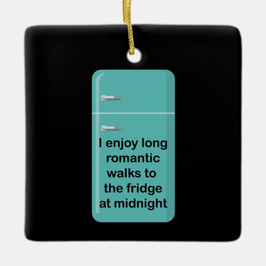 Long Romantic Walks Keramisch Ornament (Voorkant)