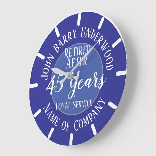 Long Service Award of Retirement Grote Klok (Hoek)