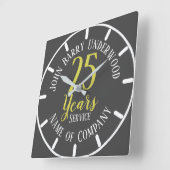 Long Service Award of Retirement Vierkante Klok (Hoek)