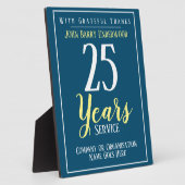 Long Service Award Plaque Fotoplaat (Zijkant)