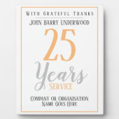 Long Service Award Plaque Fotoplaat (Voorkant)