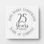 Long Service of Retirement Award Fotoplaat (Voorkant)