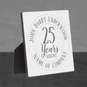 Long Service of Retirement Award Fotoplaat