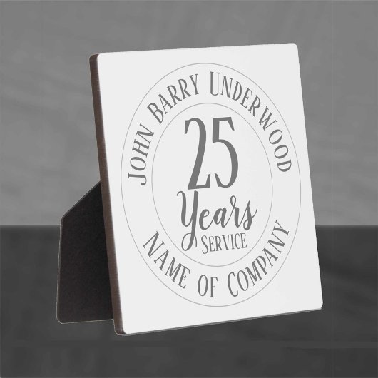 Long Service of Retirement Award Fotoplaat