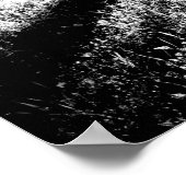 Long Shadows Black en White Poster (Hoek)