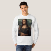 LONG SLEEVE SHIRT MONA LISA CONCEPT PRINT (Voorkant volledig)