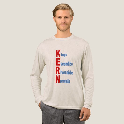  Long Sleeve Shirt oatmeal  CALIFORNIA   TOURISM   (Voorkant)
