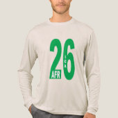 Long Sleeve Shirt oatmeal DESIGN AFRICA 26 (Voorkant volledig)