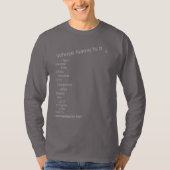 LONG SLEEVE TSHIRT all family sizes/styles Sm - 3X (Voorkant)