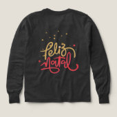 Long sleeved cute t-shirt with fancy christmas  (Achterkant)