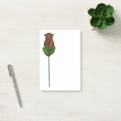 Long Stemmed Chocolate Roos Valentijnsdag Snoep Post-it® Notes (Kantoor)