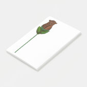 Long Stemmed Chocolate Roos Valentijnsdag Snoep Post-it® Notes (Schuin)