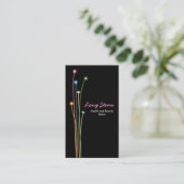 Long Stems — zwart Visitekaartje (Staand voorkant)