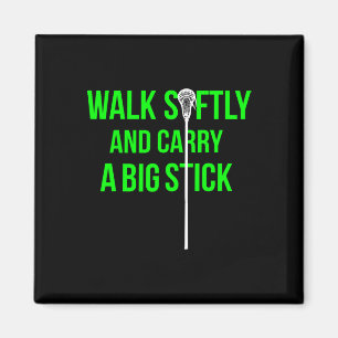 Long Stick Middie (lsm) Neon Lacrosse Defence Lax Magneet