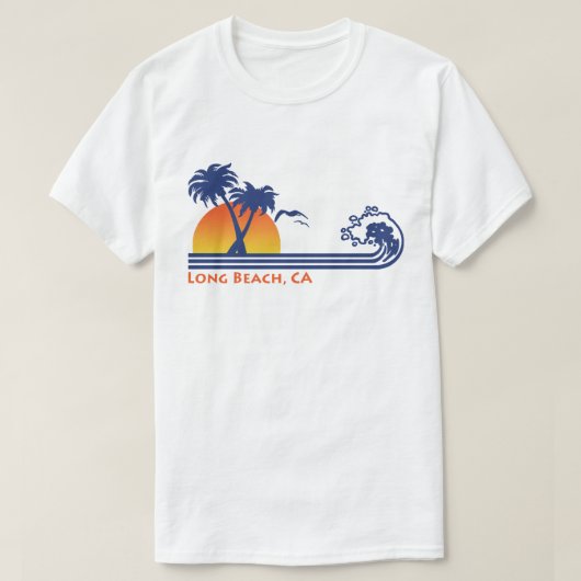 Long strand CA T-shirt (Design voorkant)