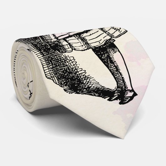 Long Stretchy Neck Alice in Wonderland Stropdas (Opgerold)