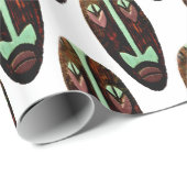 Long Tiki Mask Thunder_Cove Cadeaupapier (Rol Hoek)