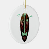 Long Tiki Mask Thunder_Cove Keramisch Ornament (Rechts)