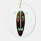 Long Tiki Mask Thunder_Cove Keramisch Ornament (Links)