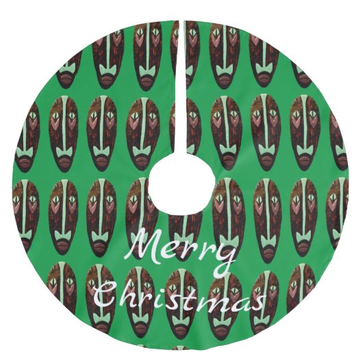Long Tiki Mask Thunder_Cove Kerstboom Rok (Voorkant)