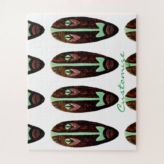 Long Tiki Mask Thunder_Cove Legpuzzel (Verticaal)