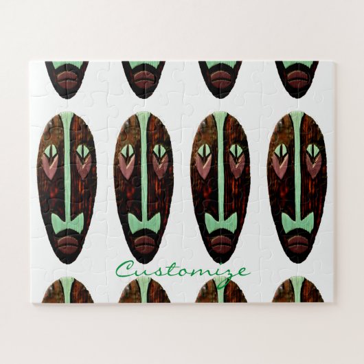 Long Tiki Mask Thunder_Cove Legpuzzel (Horizontaal)