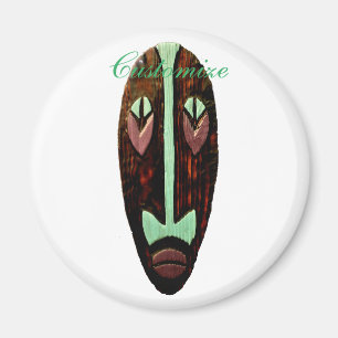 Long Tiki Mask Thunder_Cove Magneet