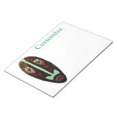 Long Tiki Mask Thunder_Cove Notitieblok (Schuin)