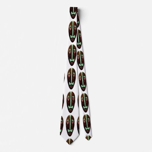 Long Tiki Mask Thunder_Cove Stropdas (Voorkant)