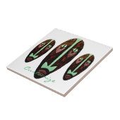 Long Tiki Mask Thunder_Cove Tegeltje (Zijkant)