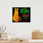 Long Tom Apple Crate LabelMonroe, OF Poster (Keuken)