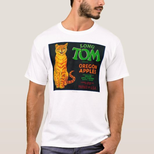 Long Tom Apple Crate LabelMonroe, OF T-shirt (Voorkant)