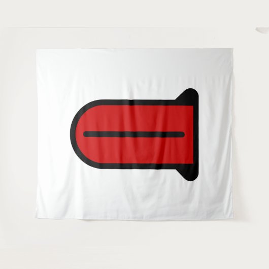 Long Tongue 👅 Wandkleed (Voorkant (horizontaal))